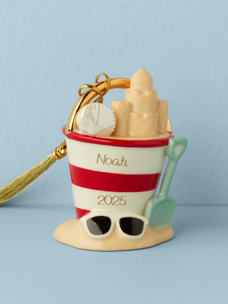 Personalized Beach Pail Ornament